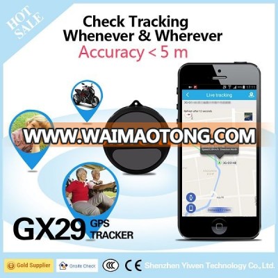 Yiwen New Color Black Suitable for Cattle Tracking Super Spy Mini Realtime GPS GSM GPRS Tracker GX29